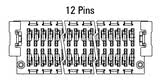 Dimensjonijiet: Plug Zero8 dritta ta' 12-il pin