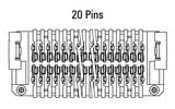 Dimensjonijiet: Zero8 socket dritta ta' 20-pin