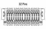 Dimensjonijiet: Zero8 plug dritt, 32-pin