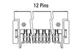 Dimensjonijiet: Sokett Zero8 angolat b'12-il pin