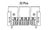Dimensjonijiet: Sokett angolat Zero8 ta' 32-pin