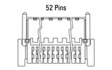 Id-dimensjonijiet tal-plagg Zero8 angolat b'52 pin