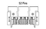Dimensjonijiet: Sokett angolat Zero8 ta' 52-pin