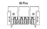 Dimensjonijiet: Sokett angolat Zero8 ta' 80-pin