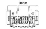 Dimensjonijiet: Sokett angolat Zero8 ta' 80-pin