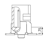 Dimensjonijiet: strixxa konnettur dritta One27, H1.75, 40-pin