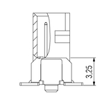 Dimensjonijiet: strixxa ta' konnettur dritta One27, H3.25, 32-pin